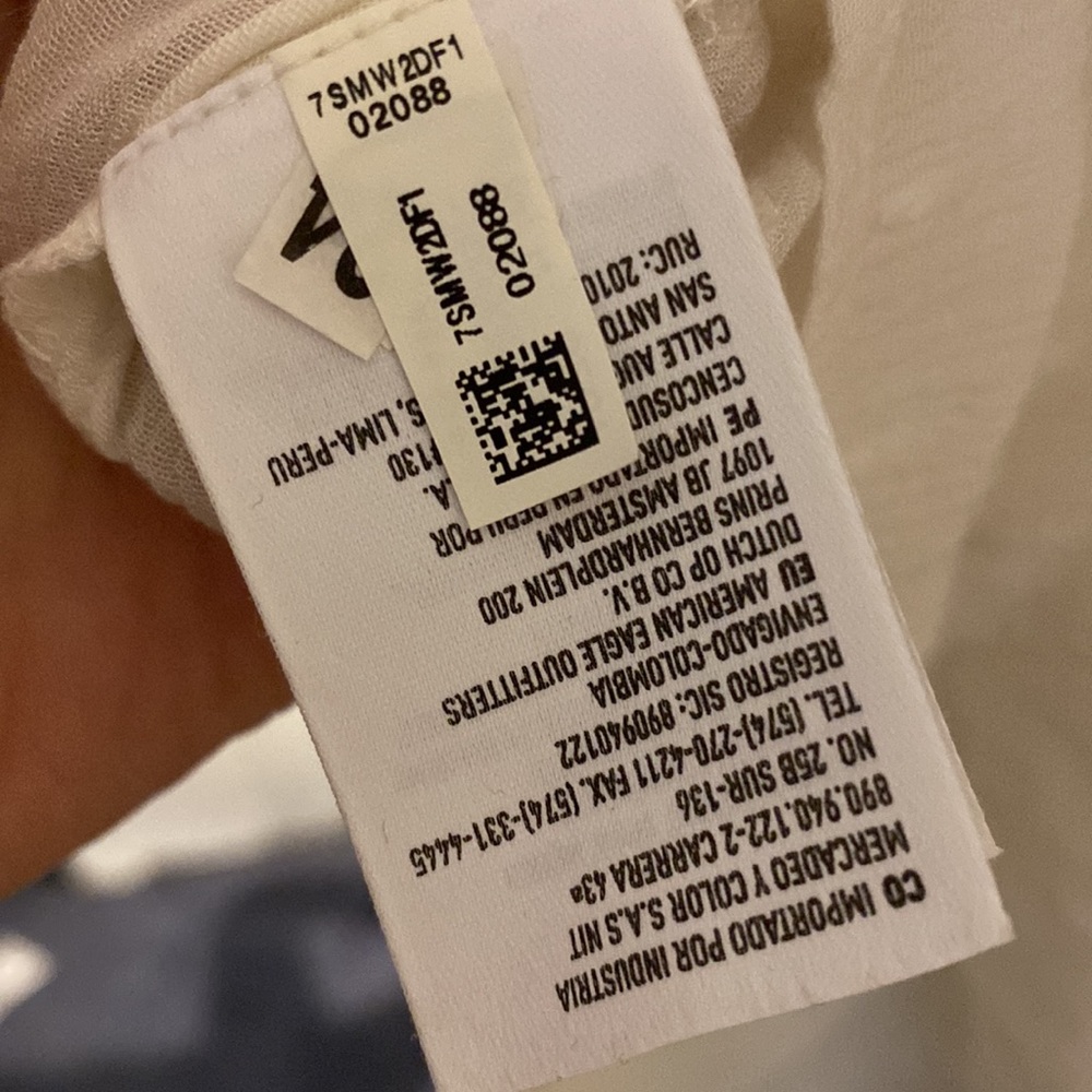 Blouse white american eagle outfitters xs - Picture 9 of 9